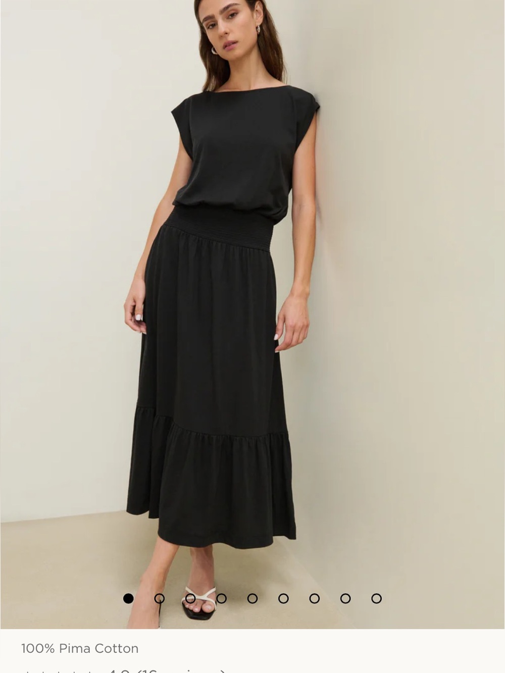 EUC Nation Evonne Maxi Dress. Size Small . Color is Black